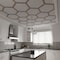 Ekena Millwork 40 12W x 23 38H x 14T Small Westmore Decorative Fretwork Wood Ceiling Panels, Walnut CELW41X23X0250WSTWA - alternate 9